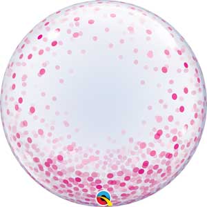 Bubble Deco Pink Confetti